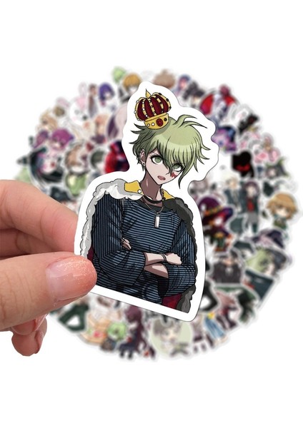 RASTGELE10 Adet Tarzı Danganronpa Trigger Happy Havoc Anime Sticker Seti - Buzdolabı Araba Kask Kutu Bisiklet Gitar Defter Kaykay Için (Yurt Dışından)