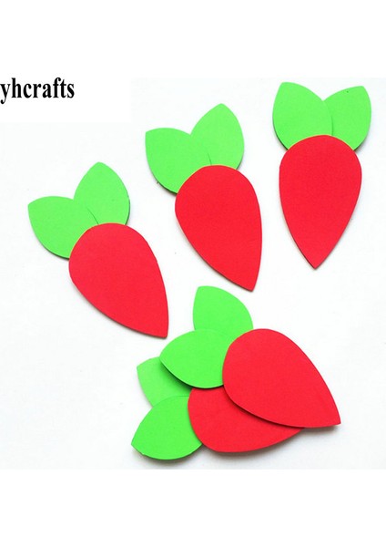 5 Adet 6X12.5CM Tarzı 1 Çanta Köpük Kızıl Yaprak Şekilli Şükran Günü El Sanatları Sonbahar Dekorasyonu Hasat Festivali Yaratıcı Aktivite Seti Duvar Dekorasyonu (Yurt Dışından)