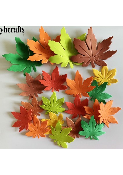 5 Adet 6X12.5CM Tarzı 1 Çanta Köpük Kızıl Yaprak Şekilli Şükran Günü El Sanatları Sonbahar Dekorasyonu Hasat Festivali Yaratıcı Aktivite Seti Duvar Dekorasyonu (Yurt Dışından)