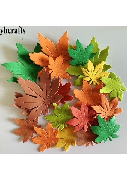 5 Adet 6X12.5CM Tarzı 1 Çanta Köpük Kızıl Yaprak Şekilli Şükran Günü El Sanatları Sonbahar Dekorasyonu Hasat Festivali Yaratıcı Aktivite Seti Duvar Dekorasyonu (Yurt Dışından)