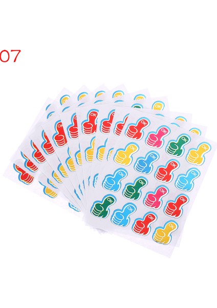 No.7 Tarzı Motivasyon Ödül Stickerlar Gülümseme Yüz Etiketler Çocuk Oyuncakları Laptop Araba Oyuncak Stickerlar Beşgen Yıldız Altın Sticker (Yurt Dışından)