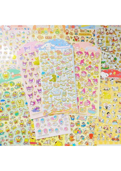 No.11 Stili Sevimli Sanrio Anime Çıkartmaları Estetik Sevimli Kedicikler Kuromi My Melody Cinnamoroll Çıkartmalar Graffiti Dekoratif Çıkartmalar Çocuk Oyuncakları (Yurt Dışından) fırsatları