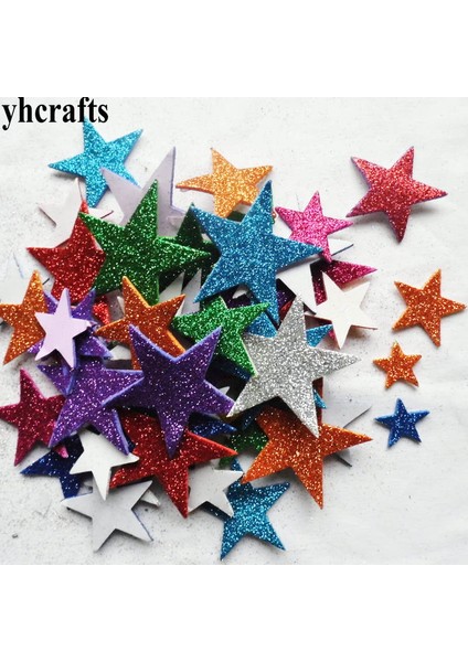 50 Adet Yıldız Tarzı 1 Çanta Karışık Çiçek Yıldız Kalp Sim Glitter Köpük Çıkartmalar, Çocuk Oyuncakları.scrapbooking Seti.erken Eğitim Dıy.anaokulu El Sanatı (Yurt Dışından)