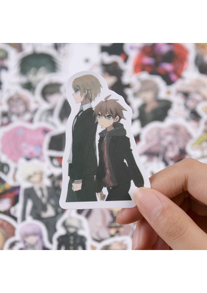 Danganronpa Oyun Su Geçirmez Sticker Kendin Yap Snowboard Laptop Bagaj Buzdolabı Gitar Graffiti Sticker Çocuk Oyuncak Sticker (Yurt Dışından) fırsatları