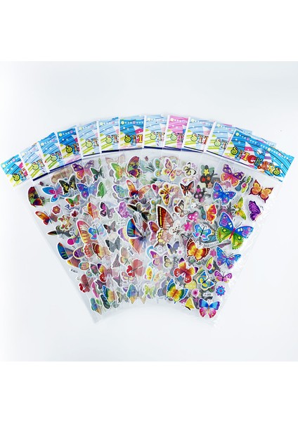 P Stili Çocuklar Için Farklı Bol 3D Balon Köpük Etiketler Prens ve Hayvan Araba Dıy Defter Etiket Oyuncakları (Yurt Dışından)