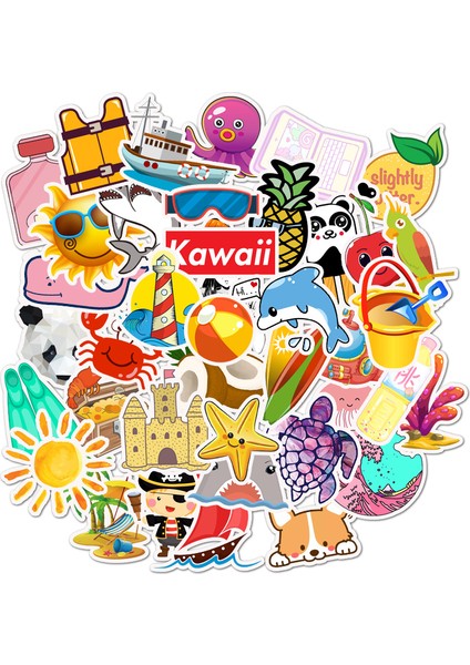 STK00011 Stili 33 Tarz Sticker ve Etiketler, Araba Laptop Pc Gitar Defter Bagaaj Kaykay Çanta Çıkartma Çıkartması - (Yurt Dışından)