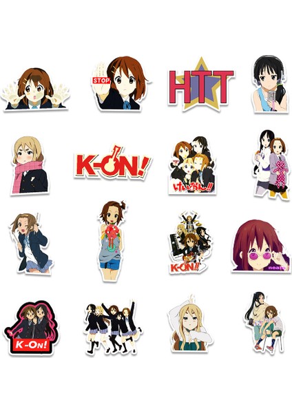 Anime K-On Sticker Kaykay Gitar Bavul Motosiklet Bisiklet Işık Tonu Kız Grafiti Yapışkanı Kendin Yap Şaka Sticker Çocuk Oyuncakları (Yurt Dışından) fırsatları