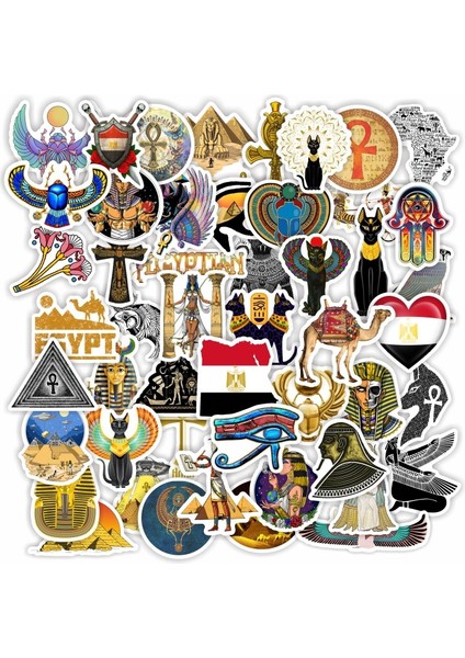 Mısır Piramit x Çıkartmalar Valiz Kaykay Dizüstü Bilgisayar Bagaj Buzdolabı Telefon Araba Stil Dıy Etiketler. (Yurt Dışından)