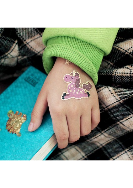 No.64 Tarzı Çocuklar Için Çizgi Film Unicorn Geçici Dövme Sticker Yüz Çocuk Vücut Sahte Dövme Vücut Makyajı Su Geçirmez Yüz Etiketleri (Yurt Dışından) fırsatları