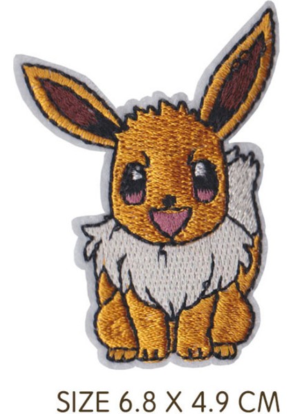 Pkq-7 Tarzı Çocuklar Için Pokemon Demir Üzerine Yama Nakışlı Giysi Yamaları Karikatür Giyim Umbreon Kumaş Etiketler Giysi Aplikler (Yurt Dışından)