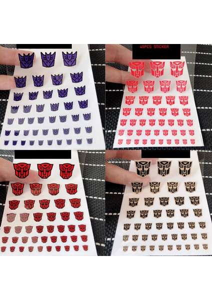 No.2 Tarzı 4 Tarz Dönüşüm Robot Oyuncakları G1 Çıkartma Sembol Sticker Özel Dıy Oyuncak Aksesuarları Süsleme Için Dekorasyon (Yurt Dışından)