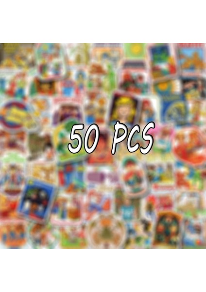 50 ADET-228 Tarzı Karışık Çizgi Film Retro Hayalet Graffiti Anime Etiketleri Valiz Kendin Yap Kaykay Dizüstü Bilgisayar Kask Gitar Sticker Çıkartmalar Oyuncaklar F5 (Yurt Dışından)