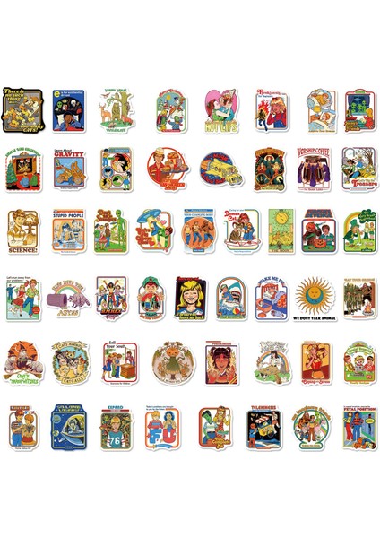 50 ADET-228 Tarzı Karışık Çizgi Film Retro Hayalet Graffiti Anime Etiketleri Valiz Kendin Yap Kaykay Dizüstü Bilgisayar Kask Gitar Sticker Çıkartmalar Oyuncaklar F5 (Yurt Dışından) fırsatları