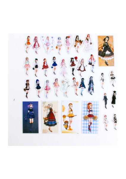 No.7 Tarzı 1 Paket Etiketler Kawaii Çizgi Film Etiketi Pvc Scrapbook El Kitabı Günlük Çocuklar Çocuklar Su Geçirmez Etiketler Oyuncaklar Pegatinas Yeni Tarz (Yurt Dışından)