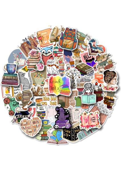 50 ADET-193 Tarzı Defter Motosiklet Kaykay Bilgisayar Etiketi Çıkartma Çizgi Film Bagaj Grafiti Sticker F3 (Yurt Dışından) fırsatları