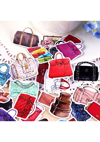 36 Adet Tarzı Kızlar Moda Çanta Parfüm Ayakkabı Su Geçirmez Sticker Bisiklet Motosiklet Telefon Kitap Seyahat Bagaj Oyuncak Komik Sticker (Yurt Dışından)