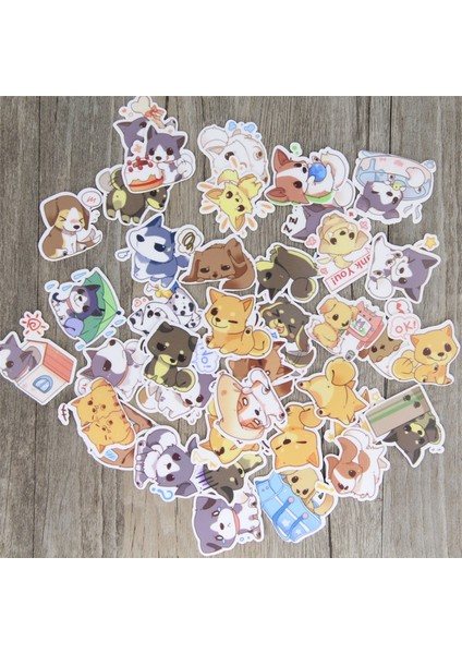 Çizgi Film Köpek Hayatı Dekoratif Kağıt Sticker Etiket Telefon Araba Laptop Albüm Günlük Sırt Çantası Çocuk Oyuncak Stickerları (Yurt Dışından) modelleri
