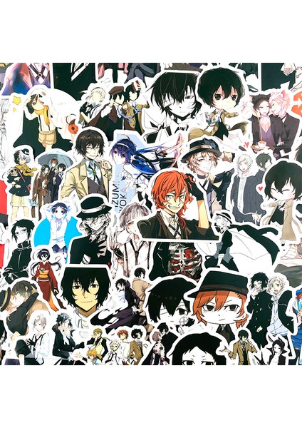 50 Adet Tarzı Bungou Stray Dogs Anime Graffiti Etiketleri Çocuklar Için Hediye Oyuncaklar - Dıy Kaykay Laptop Araba Telefon Motosiklet Bisiklet (Yurt Dışından) modelleri