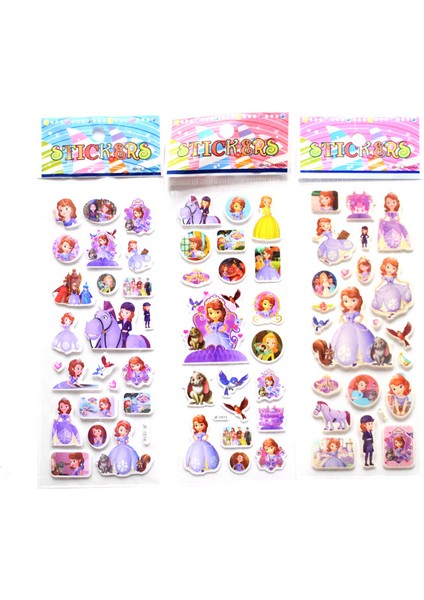 No.11 Stili 6 Sayfalık Balonlu Çıkartmalar 3D Köpük Çizgi Film Çocuklar Sevimli Çıkartmalar Puf Çocuklar Kendi Oyuncakları Kızlar Doğum Günü Hediyesi (Yurt Dışından)