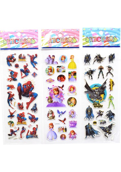 No.11 Stili 6 Sayfalık Balonlu Çıkartmalar 3D Köpük Çizgi Film Çocuklar Sevimli Çıkartmalar Puf Çocuklar Kendi Oyuncakları Kızlar Doğum Günü Hediyesi (Yurt Dışından) modelleri