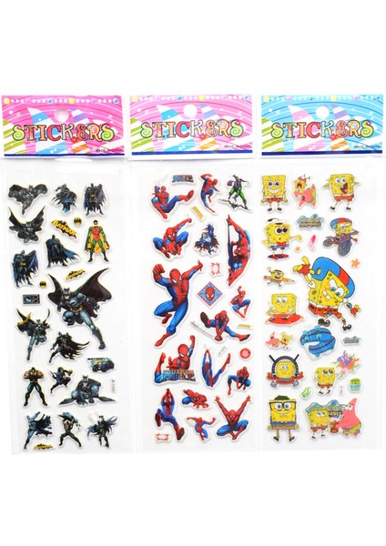 No.11 Stili 6 Sayfalık Balonlu Çıkartmalar 3D Köpük Çizgi Film Çocuklar Sevimli Çıkartmalar Puf Çocuklar Kendi Oyuncakları Kızlar Doğum Günü Hediyesi (Yurt Dışından) indirimleri