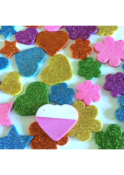 50 Adet Cadılar Bayramı Tarzı 1 Çanta Karışık Çiçek Yıldız Kalp Sim Glitter Köpük Çıkartmalar, Çocuk Oyuncakları.scrapbooking Seti.erken Eğitim Dıy.anaokulu El Sanatı (Yurt Dışından)
