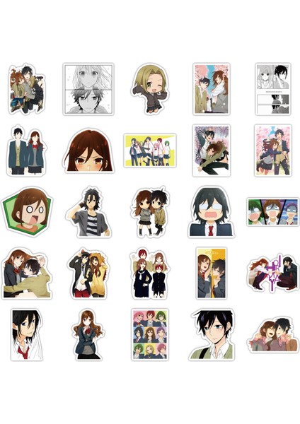 50 Adet Gong Cun 222 Tarzı Horimiya Anime Çıkartmaları Hori Kyōko Miyamura Izumi Sticker Laptop Kaykay Bavul Sıcak Japon Çıkartmalar Oyuncaklar (Yurt Dışından) modelleri