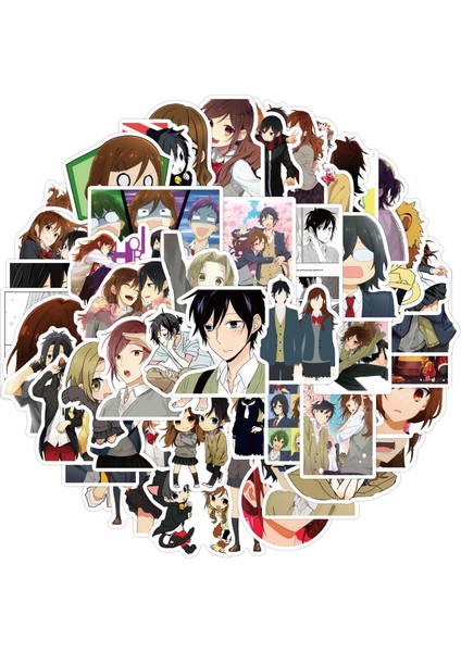 50 Adet Gong Cun 222 Tarzı Horimiya Anime Çıkartmaları Hori Kyōko Miyamura Izumi Sticker Laptop Kaykay Bavul Sıcak Japon Çıkartmalar Oyuncaklar (Yurt Dışından) fırsatları