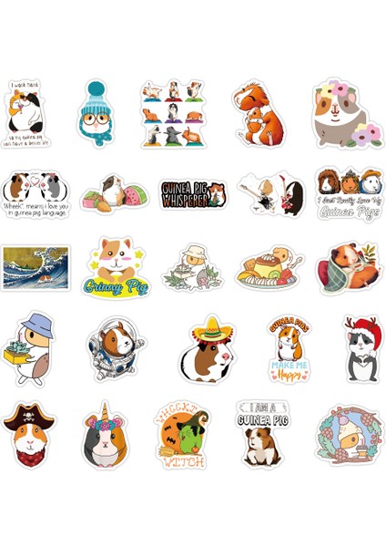 10 Adet Tarzı Çocuk Hediyesi Için Pcs Çizgi Anime Deniz Domuzları Sticker Dekorasyon Valiz Laptop Motosiklet Bilgisayar Su Bardağı Cep Telefonu Su Geçirmez Yapışkanlar (Yurt Dışından) indirimleri