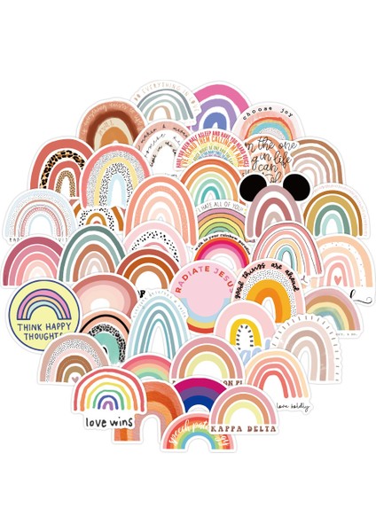 50 Adet Bir Stil Kız Çocukları Için Laptop Buzdolabı Telefon Kaykay Valiz Çıkartmalar Çıkartmalar Türkçe E-Ticaret Başlığı: Pcs Gökköprü Çizgi Filmi Çıkartmaları (Yurt Dışından)