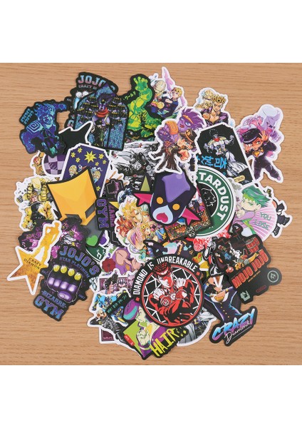 Jojo'nun Garip Macerası Çizgi Karakter Grafiti Su Geçirmez Sticker Valiz Sticker Defter Araba Sticker - (Yurt Dışından) fırsatları