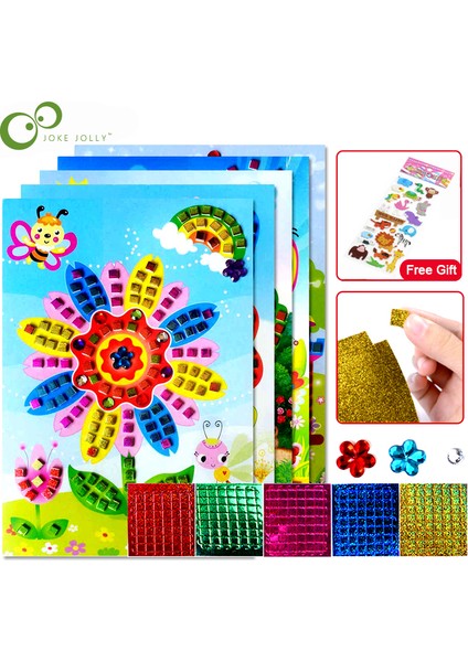 4mskth 1tz Stili Çocuklar Için El Yapımı Sanat Oyuncakları: Kristal Akrilik Bulmaca Dıy Köpük Eva Sticker Eğitici Oyuncaklar (Yurt Dışından) fiyatları