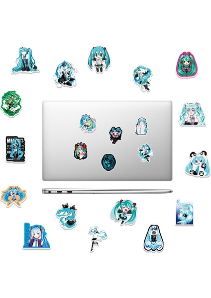 50 Adet Tüm Stil Pcs Hatsune Anime Miku Çıkartmaları Pvc Su Geçirmez Kaykay Laptop Kask Klasik Oyuncak Çocuk Doğum Günü Hediyeleri (Yurt Dışından)