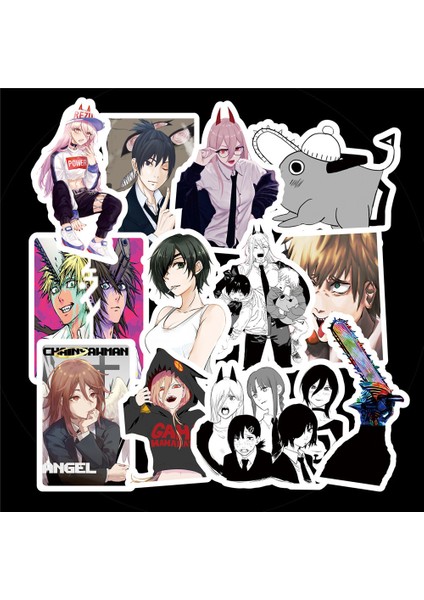 CS07-4 50 Adet Stil Çizgi Stil Anime Chainsaw Man Stickerları Power Himeno Hayakawa Aki Reze Higashiyama Kobeni Stikerler Su Geçirmez Pvc Çocuk Oyuncakları (Yurt Dışından) fırsatları