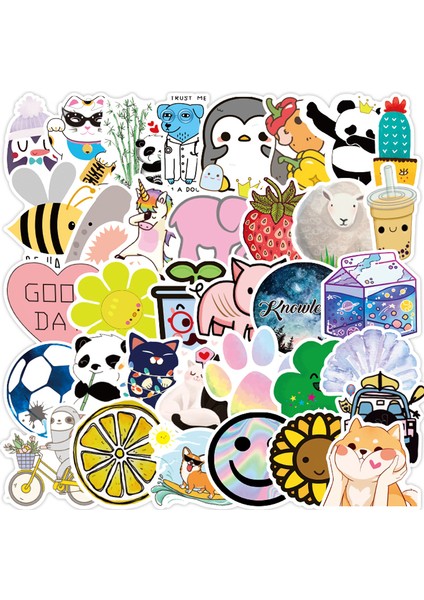 Kırmızı Stil Pcs Renkli Kawaii Vsco Kız Çıkartmaları Laptop Gitar Kaykay Su Geçirmez Estetik Grafiti Sticker Paketleri Çocuk Oyuncakları (Yurt Dışından) indirimleri