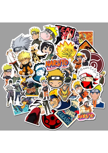 AZ025-50 Adet Tarzı Çeşitli Anime Sticker'lar: Demon Slayer, Naruto, Attack On Titan, Dragon Ball, Rited Away Sticker'lar, Sevimli Sticker Paketi (Yurt Dışından)