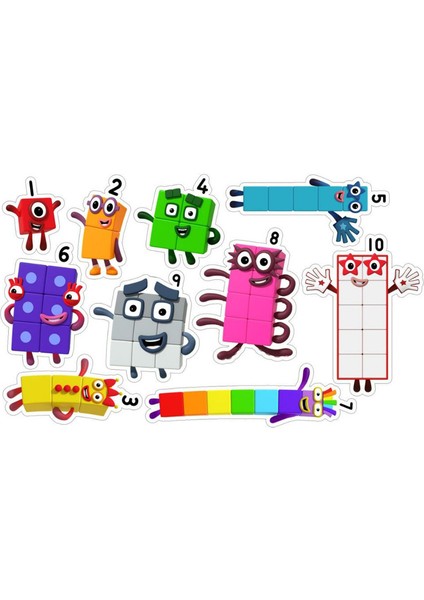 C(30-100) Stili Numberblocks Sticker Çocuk Oyuncakları Blok Graffiti Dıy Vinil Kaykay Bardak Telefon Bisiklet Çıkartmalar Seti Hediye (Yurt Dışından)