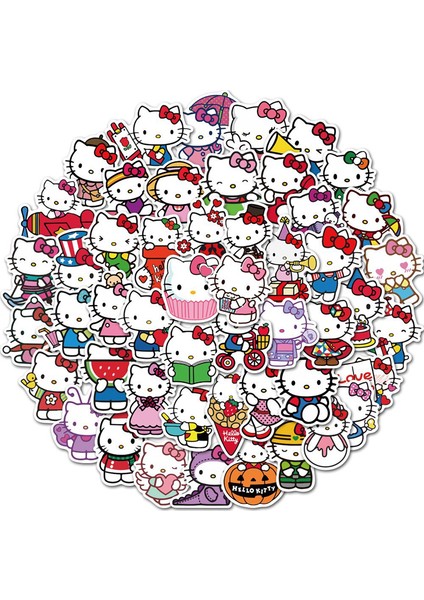 50 Adet Tarzı Kawaii Kuromi Etiketler Sevimli Merhaba Kitty Sticker Laptop Telefon Kılıfı Kızlar Sanrio My Melody Anime Etiketler Çocuklar Oyuncaklar (Yurt Dışından)