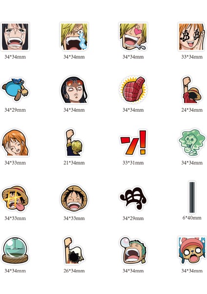 Anime One Pıece Luffy Sticker Araba Laptop Pvc Sırt Çantası Ev Sticker Ped Bisiklet Ps4 Su Geçirmez Sticker F5 (Yurt Dışından) modelleri