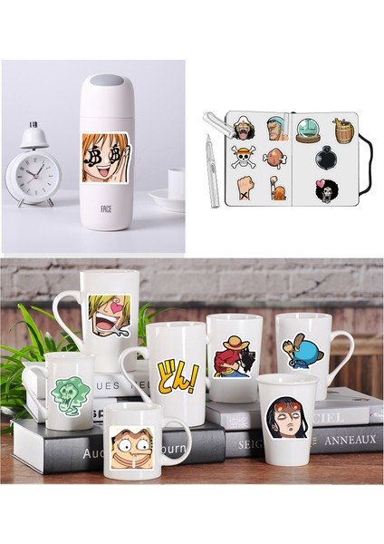 Anime One Pıece Luffy Sticker Araba Laptop Pvc Sırt Çantası Ev Sticker Ped Bisiklet Ps4 Su Geçirmez Sticker F5 (Yurt Dışından) fırsatları