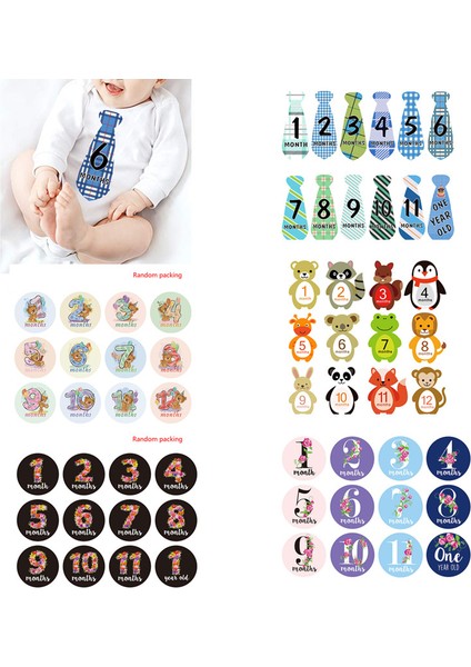 No.9 Tarzı Aylık Sticker Bebek Fotoğrafçılık Milestone Anı Ayda Yeni Doğmuş Çocuklar Anma Kartı Numarası Fotoğraf Aksesuarları (Yurt Dışından) fiyatları