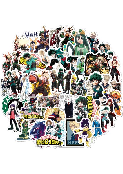 C-50 Adet Tarzı Çeşitli Anime Stickerları Demon Slayer Full Time Hunter Tokyo Avengers Dragon Ball Naruto Stickerları Sevimli Sticker Paketi (Yurt Dışından) fiyatları