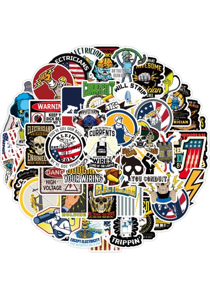 D-50 Adet Tarzı Pc'ler Kaynak Işçisi Çıkartmalar Çizgi Film Grafiti Çıkartmalar Moda Bagaj Kaykay Su Geçirmez Çıkartmalar Araba Stil Çıkartmaları (Yurt Dışından)