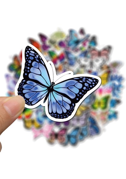 Laptop Kaykay Gitar Kırtasiye Etiketler Dıy Buzdolabı Araba Şişe Çıkartmalar Çocuk Oyuncakları Için Kelebek Çıkartmaları (Yurt Dışından) modelleri