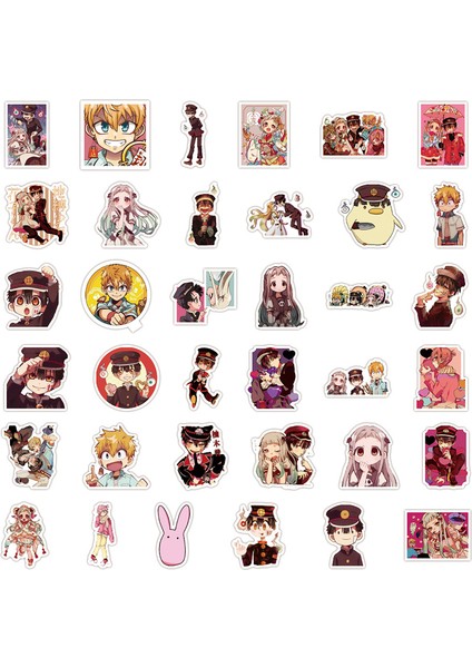 100 Adet Tarzı Pcs Japon Anime Tuvalet Hayaleti Hanako Kun Sticker Bavul Buzdolabı Günlük Cosplay Graffiti Çocuk Sticker (Yurt Dışından) modelleri