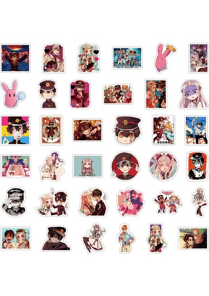 100 Adet Tarzı Pcs Japon Anime Tuvalet Hayaleti Hanako Kun Sticker Bavul Buzdolabı Günlük Cosplay Graffiti Çocuk Sticker (Yurt Dışından) fırsatları
