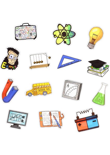 Okul Malzemeleri Için Su Geçirmez Sticker Çıkartma Seti - Öğrencilerin Kullanımı Için (Yurt Dışından)