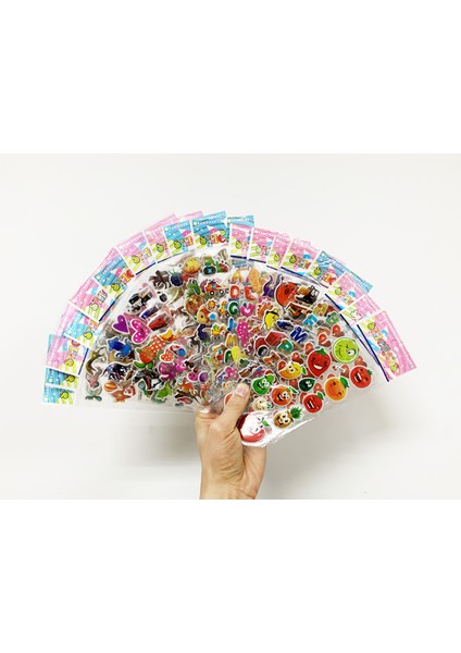 Kelebek Tarzı 12 Sayfa Paket 3D Çizgi Film Stickerları Defter Yapışkanı Su Geçirmez Balon Pvc Kendin Yap Oyuncaklar Sevimli Prenses Araba Kız Erkek Çocuklar Hediye (Yurt Dışından) modelleri