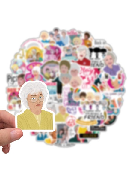 C-50 Adet Tarzı Pcs Stay Golden Girl Stickers Kış Grafiti Su Geçirmez Sticker Kendin Yap Snowboard Kask Laptop Kayak Stil Vinyl Ld (Yurt Dışından) indirimleri