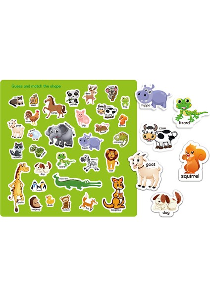 Turuncu Tarzı Çocuklar Çizgi Film Komik Hayvan Böcek Okyanus Öğrenme Algı Sahne Stickerlar Kendin Yap Etiket Kitabı Eğitici Oyuncaklar - Turkish (Yurt Dışından) fırsatları